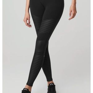 ALO High-Waist Moto Leggings, NWOT, XS